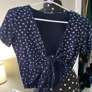 brandy wrap top